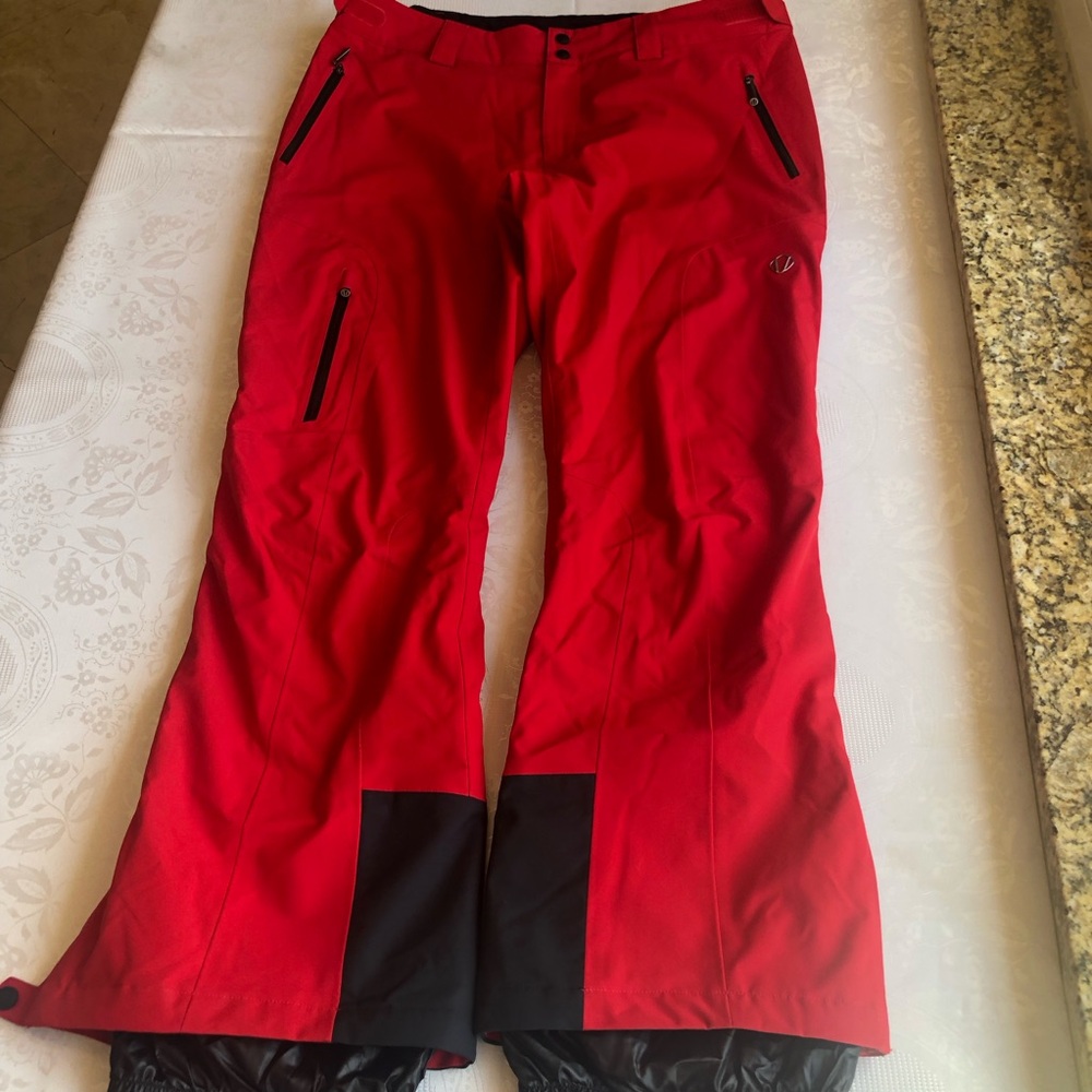Sunice Radius Elevation Red Waterproof Insulated Winter Ski-Pants Men’s Size XL